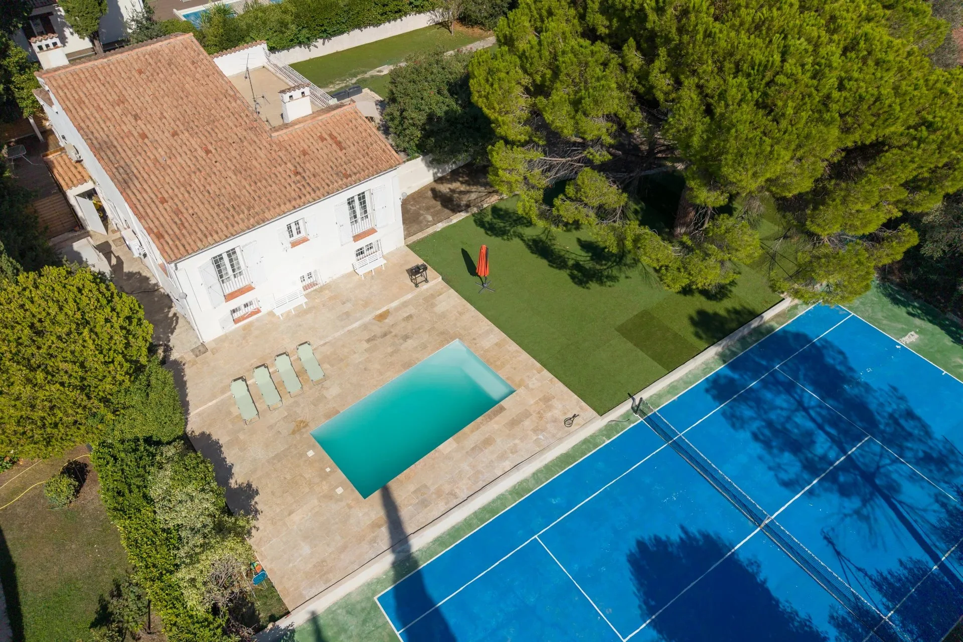 Mougins – Villa familiale avec piscine et court de tennis - 3