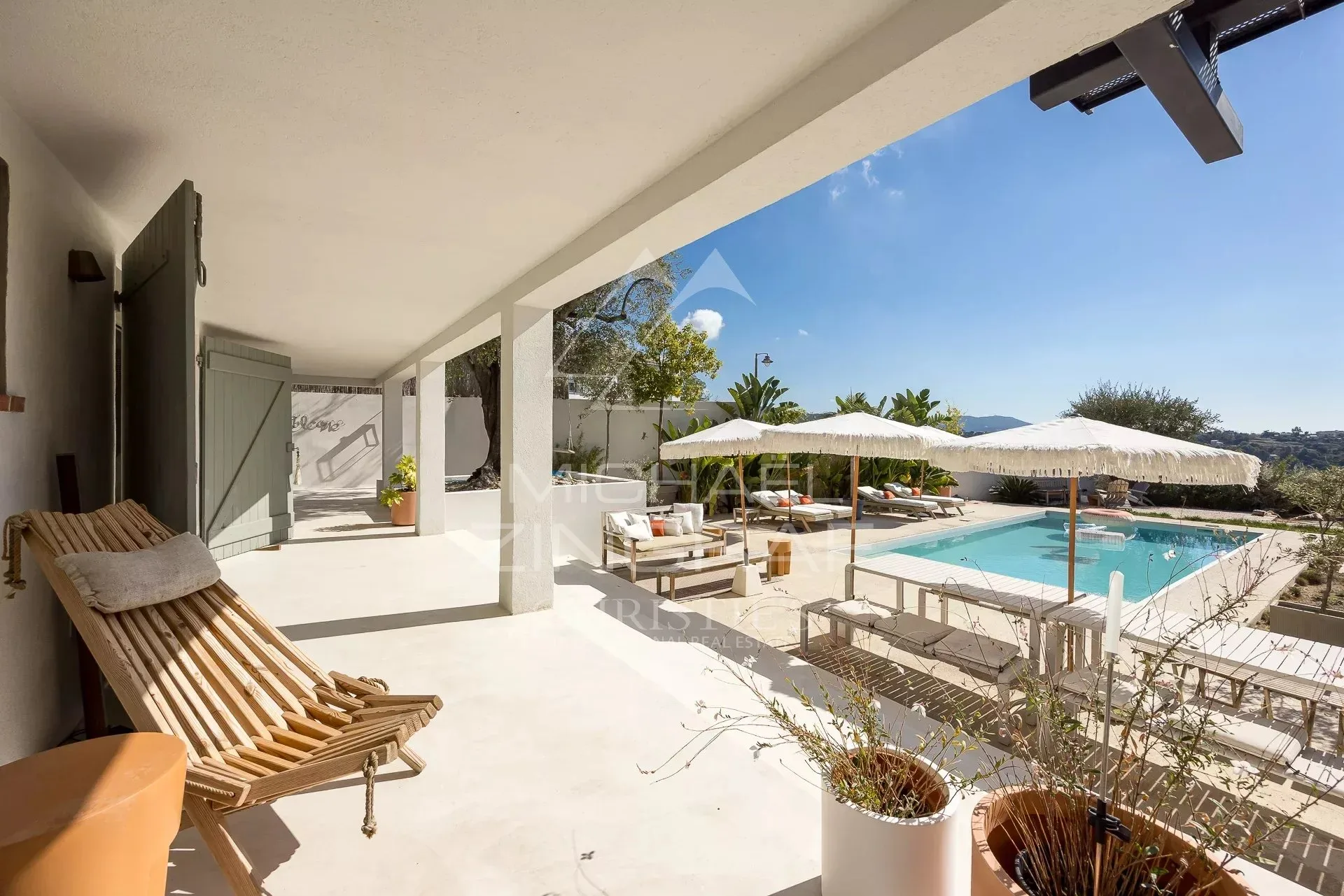 Nice - Bellet - Renovierte Villa mit Pool und freiem Blick - 4