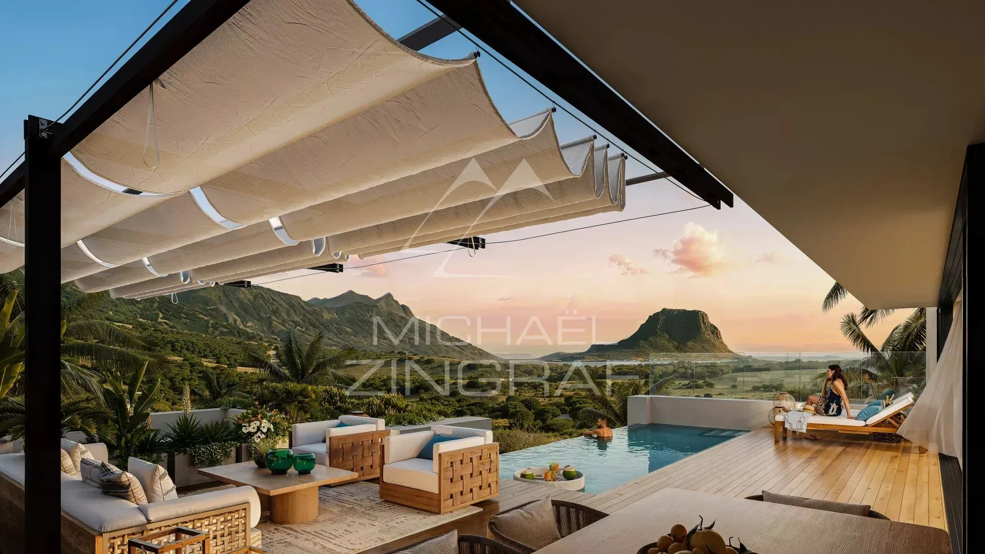 Villa d’Exception de 3 Chambres avec Vue sur les Montagnes - 6