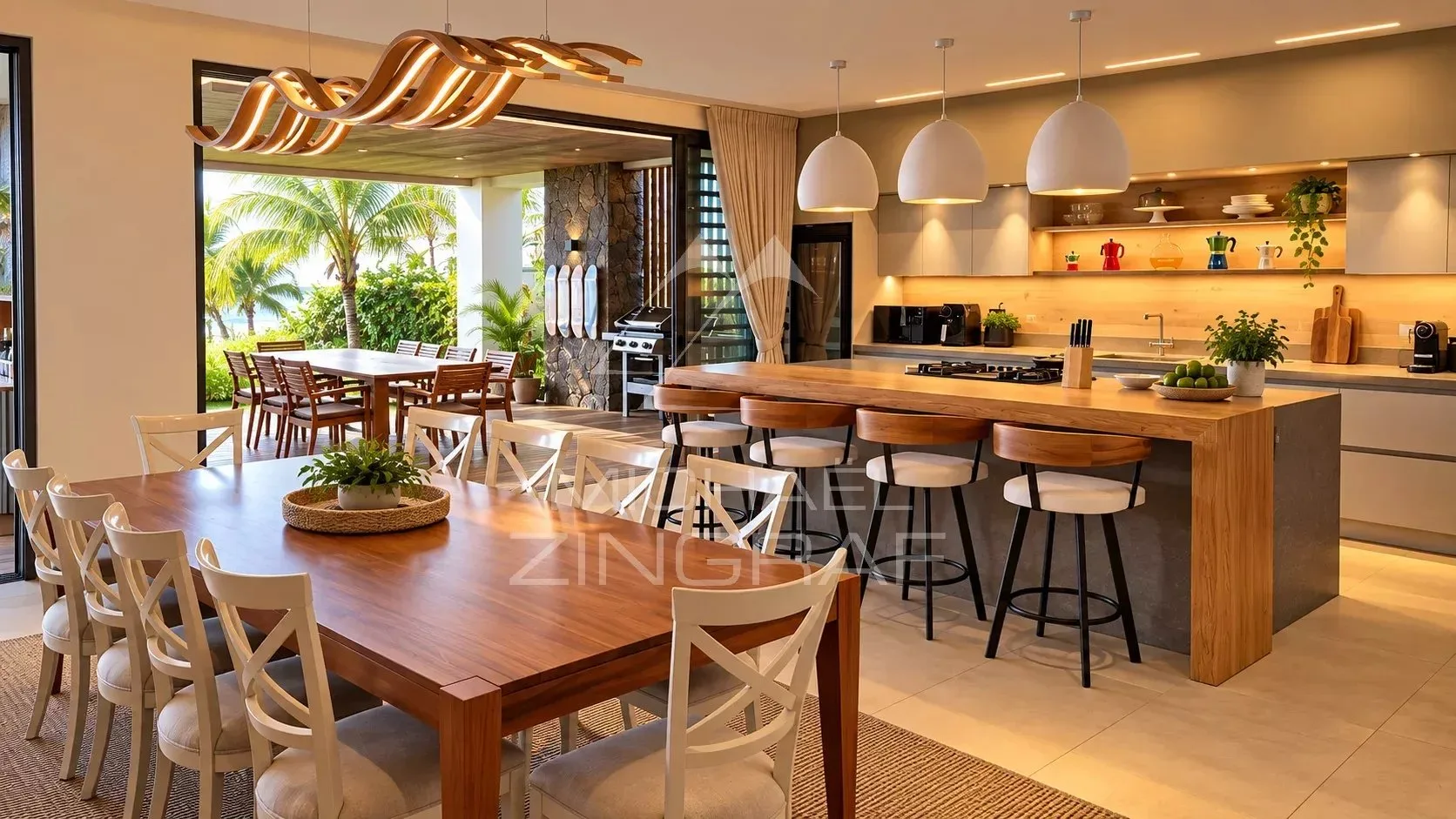 Strandnaher Duplex mit 3 Schlafzimmern in Pointe aux Canonniers - 10