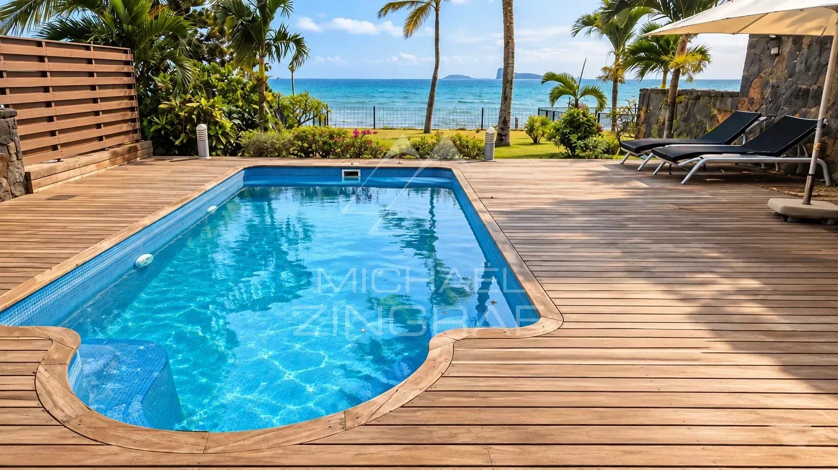 Villa am Wasser in Pointe Aux Canonniers - 3