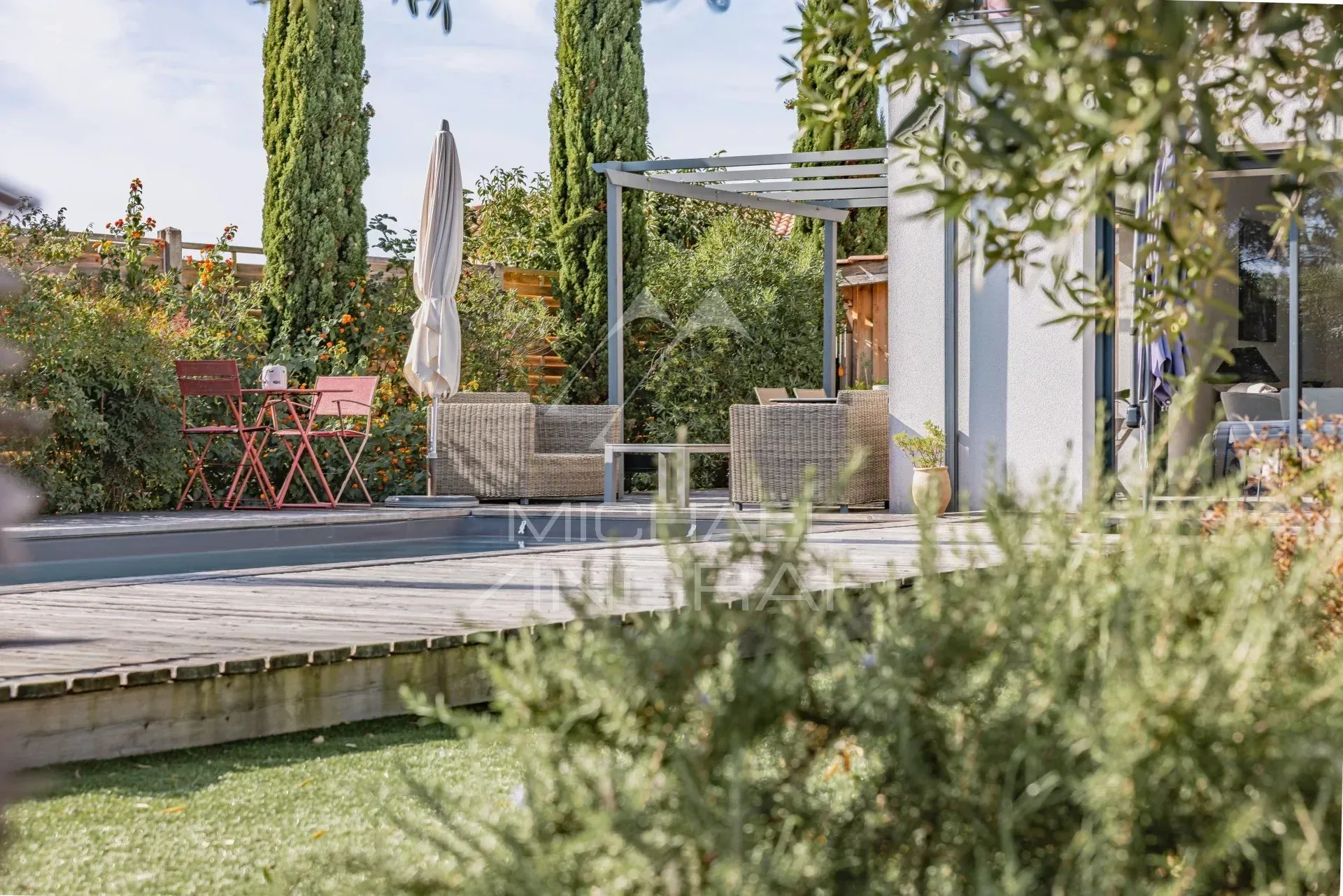 LA TESTE DE BUCH - VILLA CONTEMPORAINE AVEC PISCINE 4 CHAMBRES PISCINE TERRASSE PROCHE BASSIN - 17