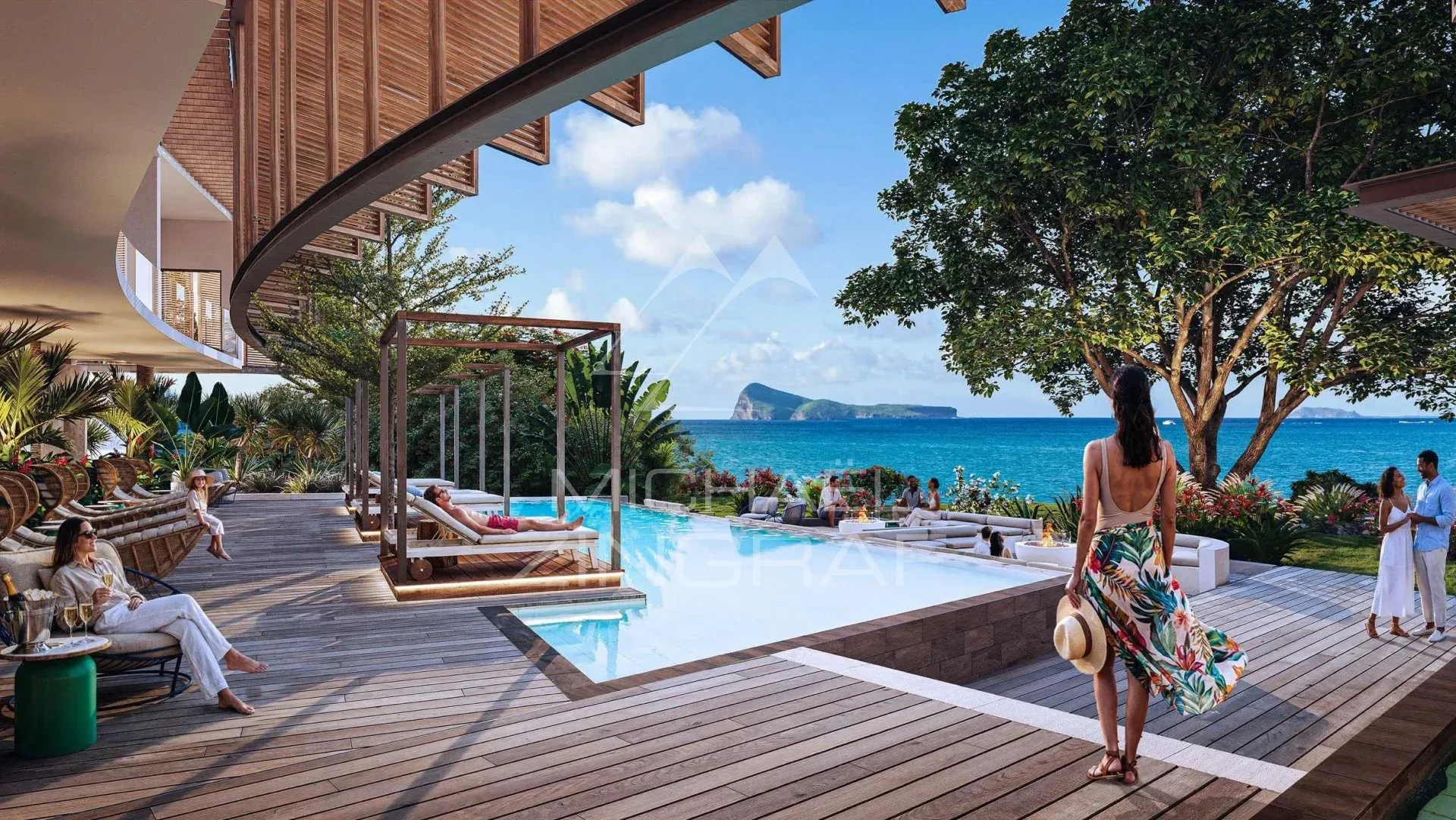 Île Maurice – Villas de Prestige de 4 Chambres au Cœur de la Nature à Anse La Raie - 7