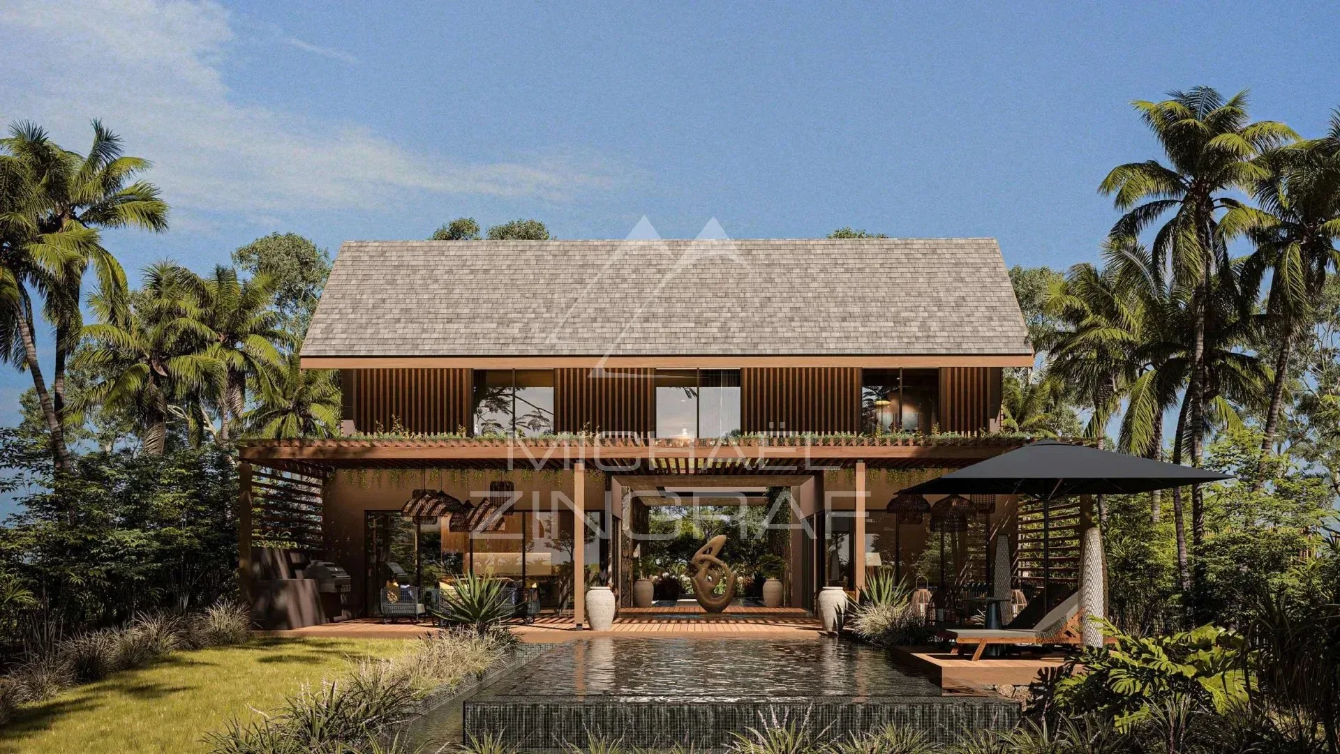 Île Maurice – Villas de Prestige de 4 Chambres au Cœur de la Nature à Anse La Raie