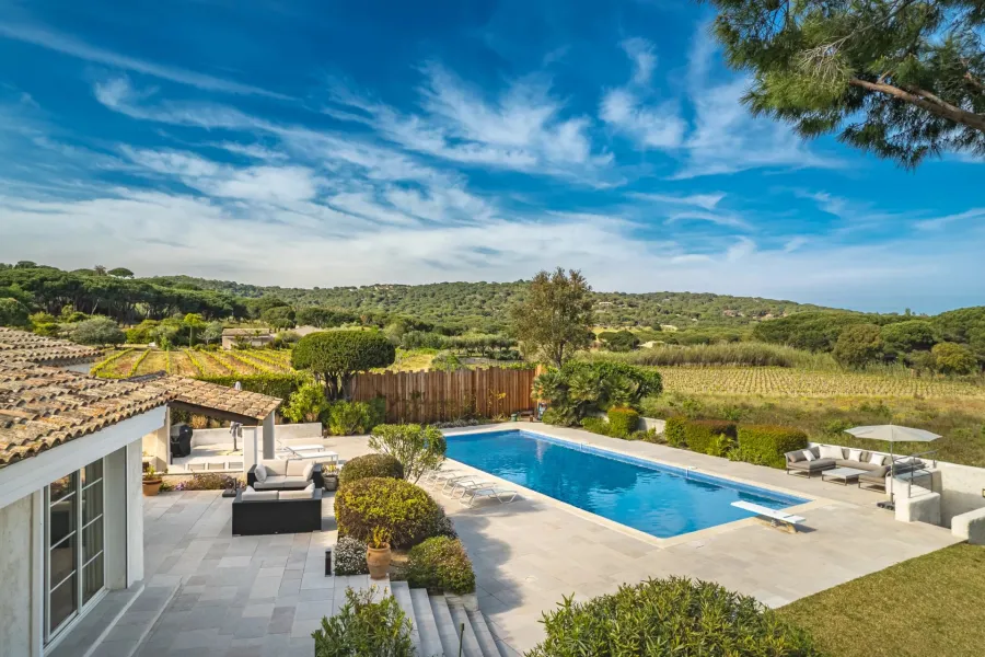 Mas Saint-Joseph - Ramatuelle - Villa au calme avec tennis et vue mer