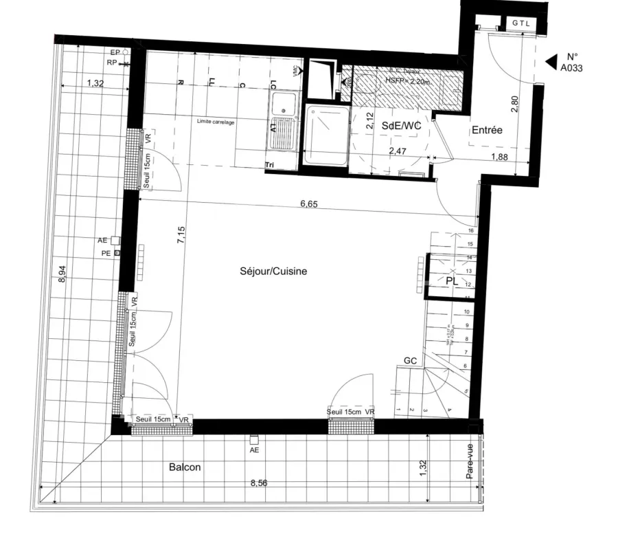 A vendre - Programme Neuf - Duplex 3 chambres - Suresnes (92) - 8