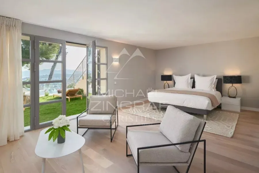 Hauteurs de Cannes - Vue mer panoramique - Propriété récemment rénovée - 9