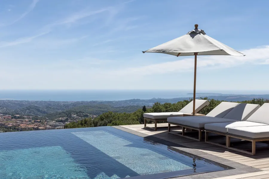 VENCE - Magnifique villa neuve contemporaine vue mer - 5
