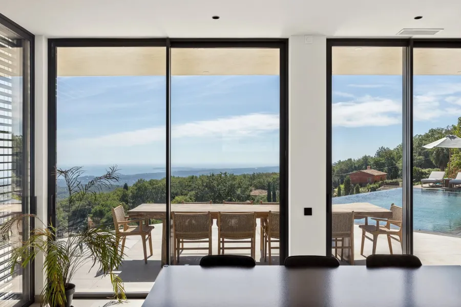 VENCE - Magnifique villa neuve contemporaine vue mer - 7