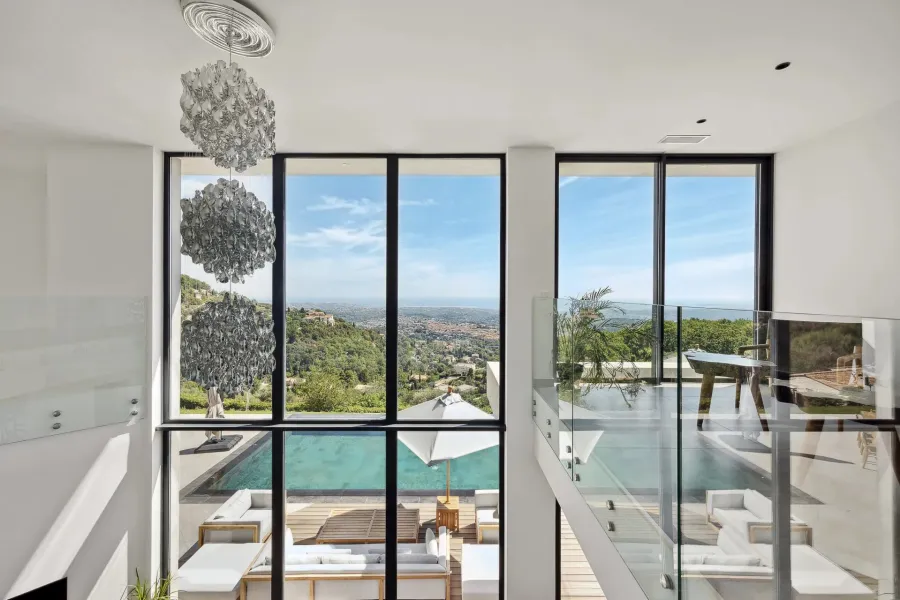 VENCE - Magnifique villa neuve contemporaine vue mer - 4