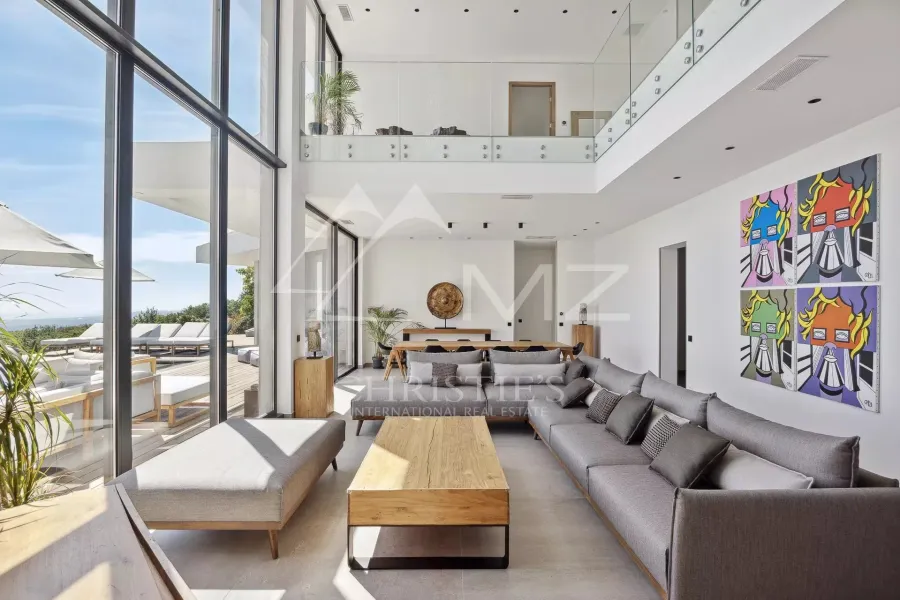 Proche Saint-Paul-de-Vence - Magnifique villa neuve contemporaine vue mer - 6
