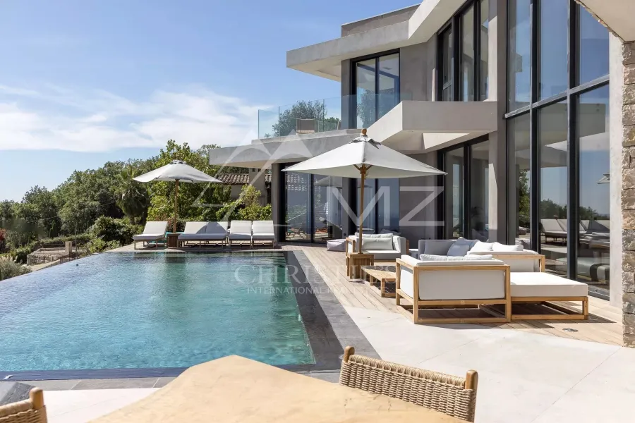 Proche Saint-Paul-de-Vence - Magnifique villa neuve contemporaine vue mer - 2