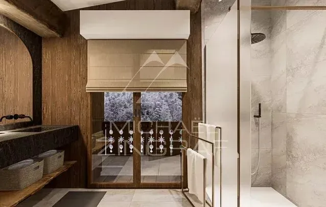 Appartement T5 séjour plafond cathédrale - Petite copropriété "esprit chalet" - 5