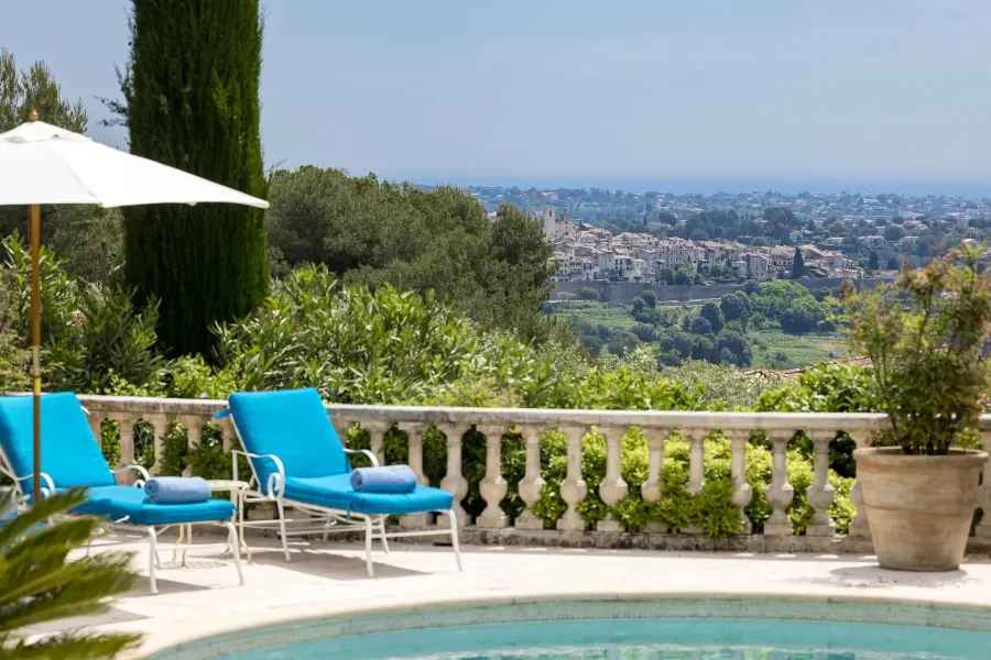 Saint-Paul-de-Vence - Vue panoramique mer et village - 4 chambres - 2