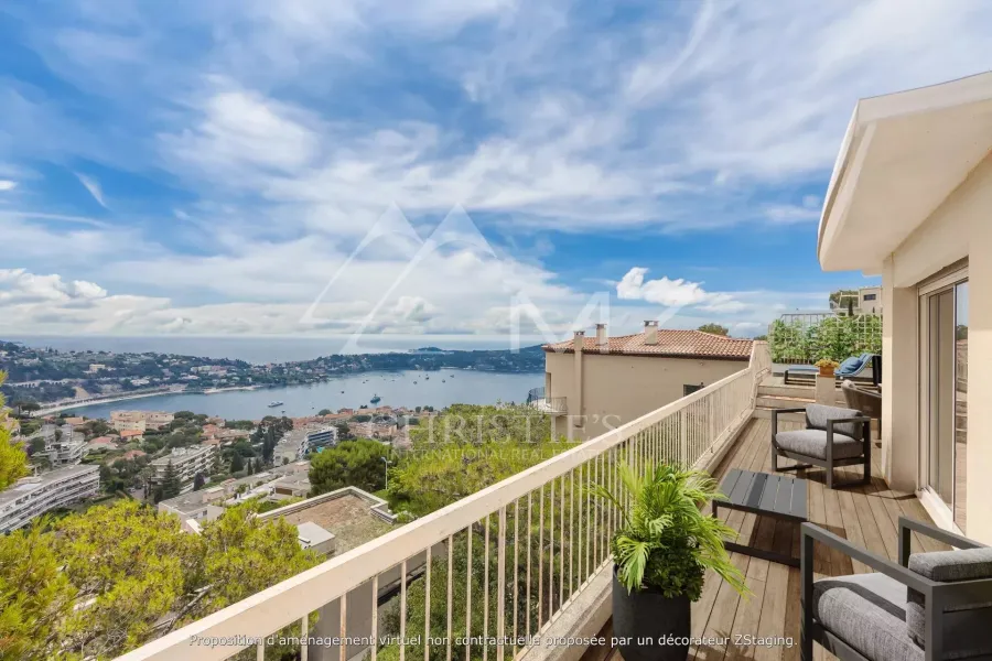 Penthouse Villefranche-sur-mer - vue mer panoramique