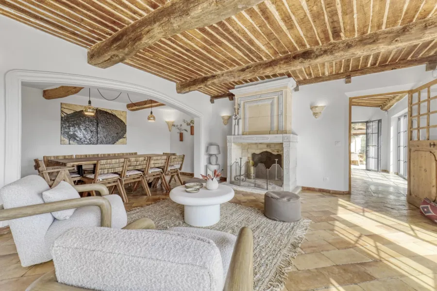 Saint-Paul-de-Vence - Villa provençale avec vue collines et mer - 5 chambres - 5