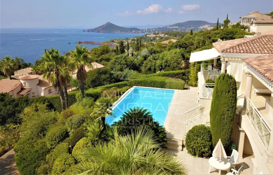 PROCHE CANNES - VILLA VUE MER - ANTHEOR - 3