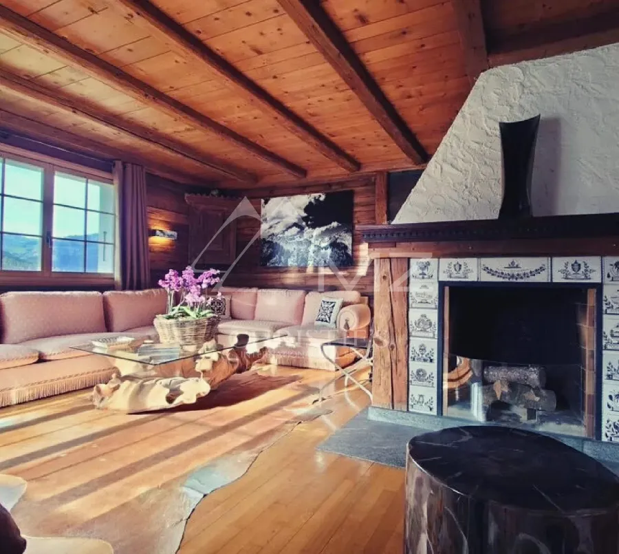 Chalet chaleureux et élégant à LOUER avec vue unique sur la vallée de Gstaad - 2