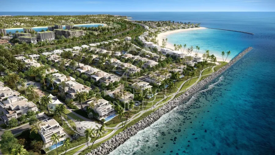 Villas pieds dans l'eau à Dubai