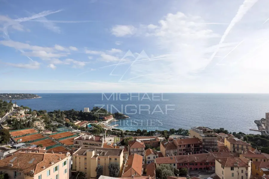 Penthouse - solarium - vue mer panoramique proche de Monaco - 6
