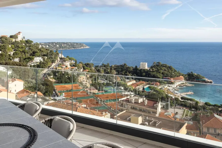 Penthouse - solarium - vue mer panoramique proche de Monaco - 8