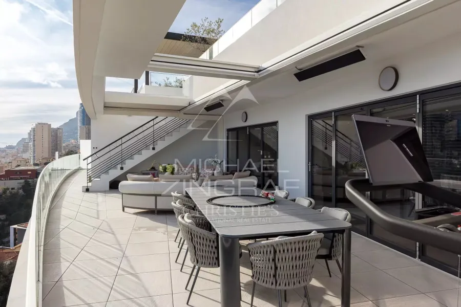 Penthouse - solarium - vue mer panoramique proche de Monaco - 9