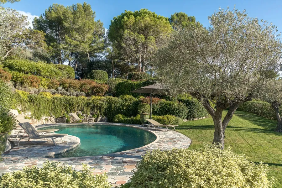 Proche Mougins - Domaine sécurisé, vue panoramique - 6 chambres - 5