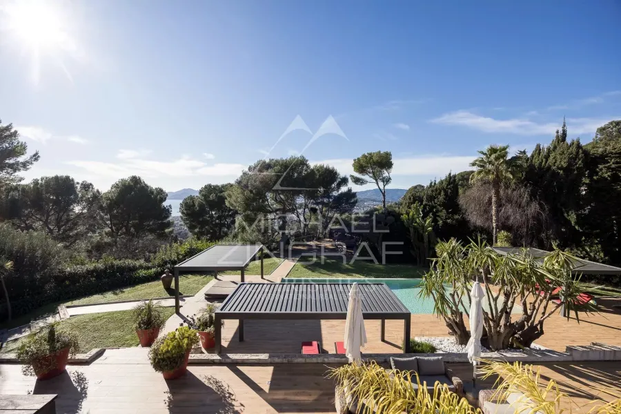 Hauteurs de Cannes - Vue mer panoramique - 9