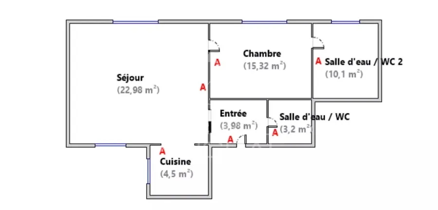 À VENDRE - APPARTEMENT PARFAIT ÉTAT - 2 PIÈCES - RUE DE VARENNE - 7