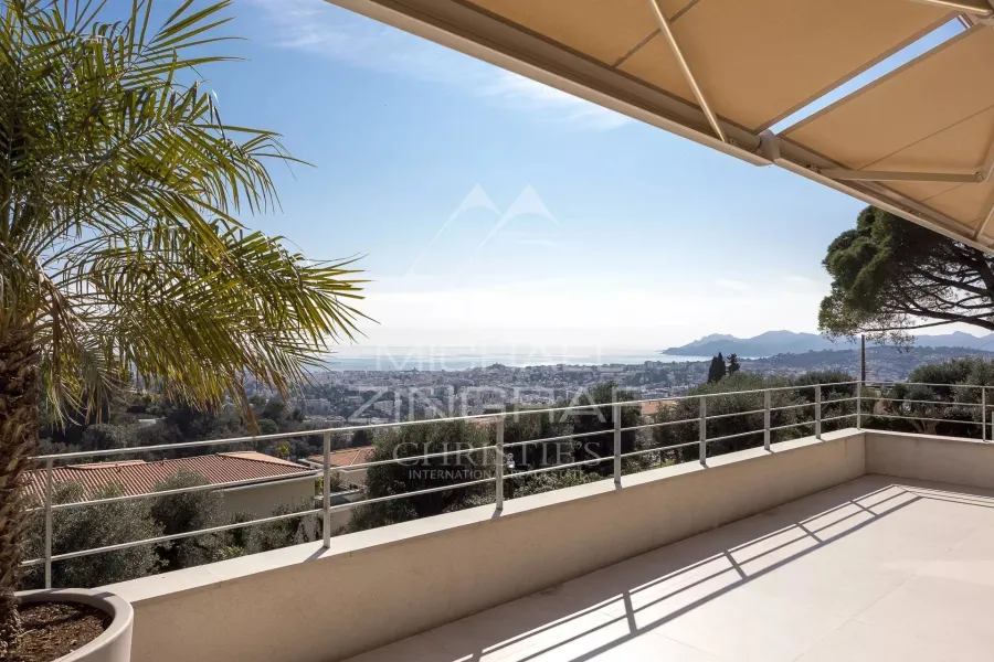 Proche Cannes - superbe villa vue mer - 4