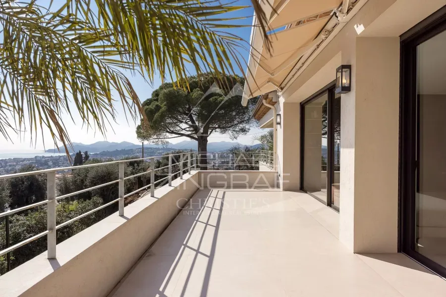 Proche Cannes - superbe villa vue mer - 5