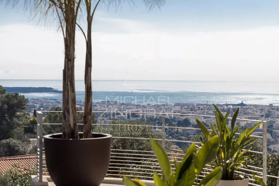 Proche Cannes - superbe villa vue mer - 2