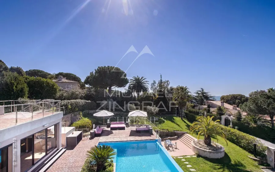 Proche Cannes - superbe villa vue mer - 7