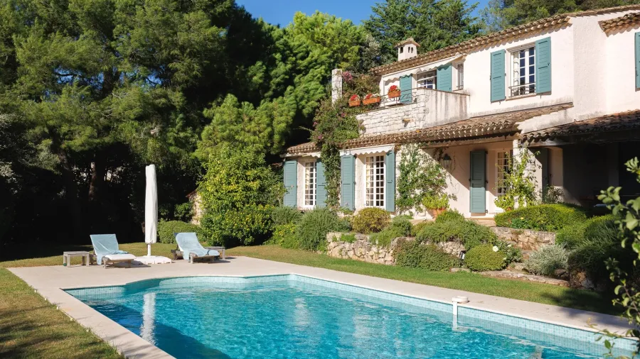 Proche Saint-Paul-de-Vence - Villa provençale dans un domaine sécurisé - 5 chambres - 6