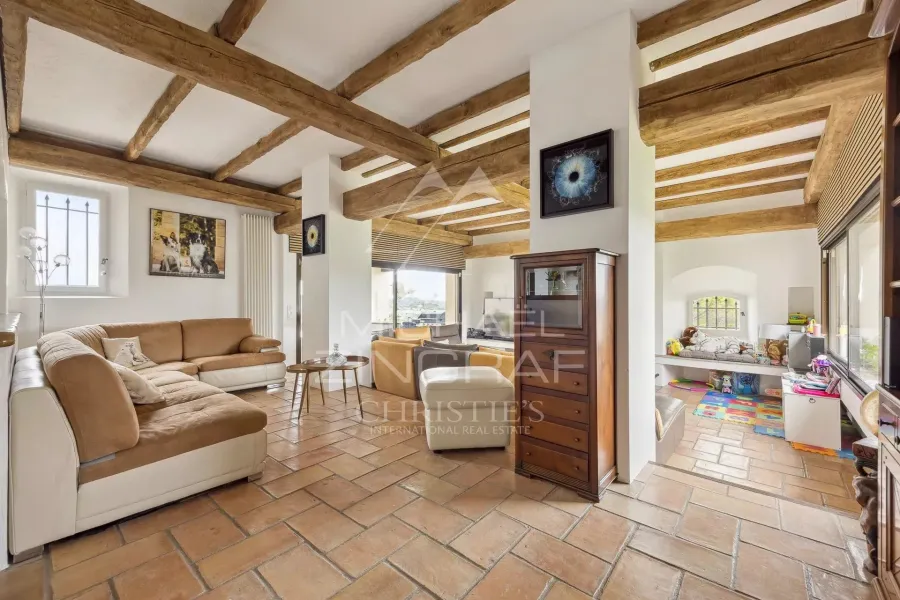 La Colle-sur-Loup : Villa provençale avec vue mer - 8