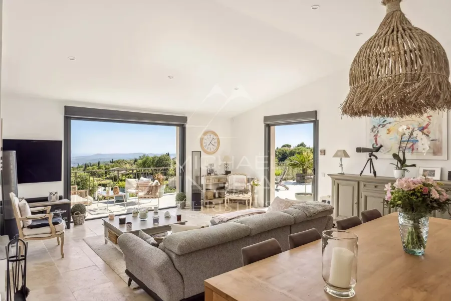 Tourrettes-sur-Loup : Charmante propriété avec vue mer panoramique - 8