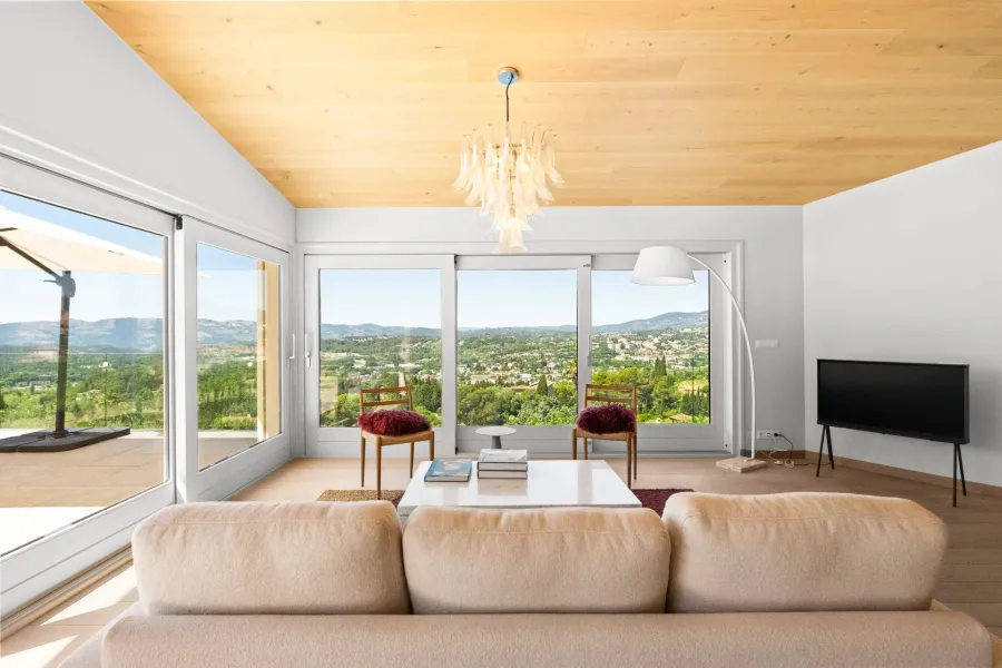 Proche Valbonne - Villa contemporaine avec vue panoramique - 4 chambres - 6