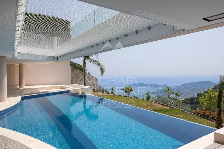 Villefranche-sur-mer - Villa contemporaine avec vue mer panoramique