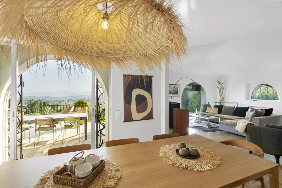 Mougins - Villa provençale rénovée avec vue panoramique jusqu'à l'Estérel - 4