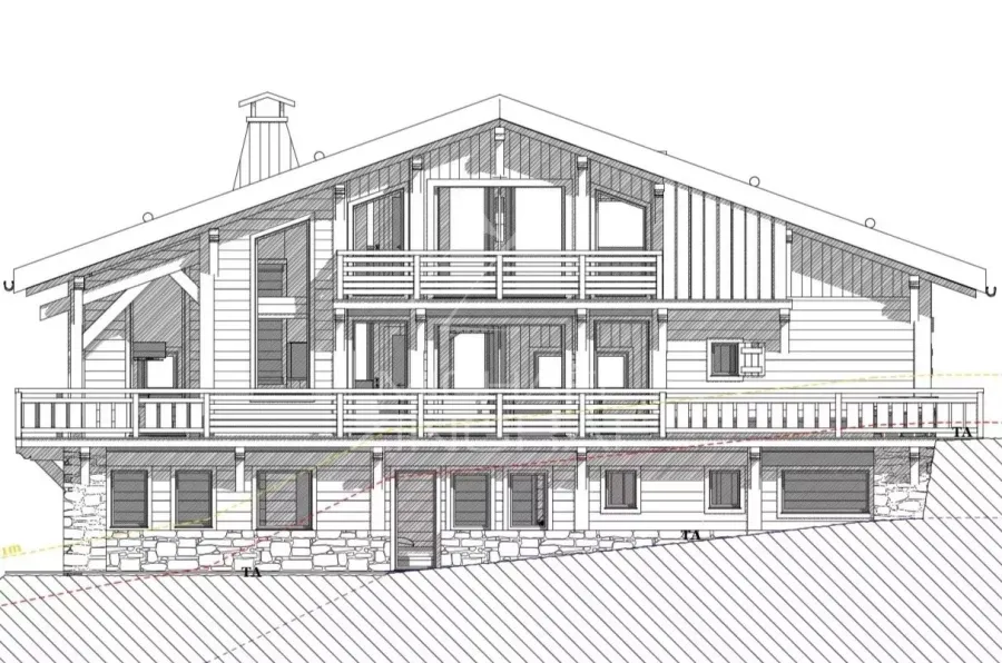 Terrain constructible pour un chalet collectif ou individuel - Rochebrune - 2