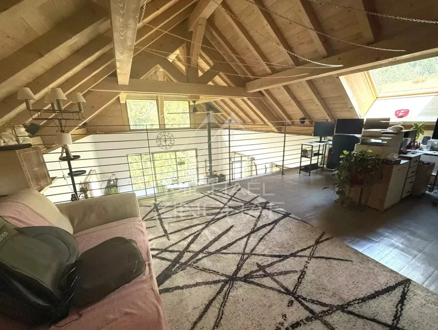 Chalet récent / terrain constuctible dans domaine privé - Nature, calme et vue - Fort rendement locatif - Cordon - 6