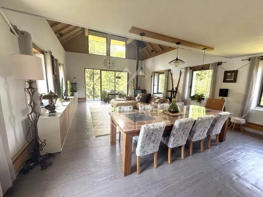 Chalet récent / terrain constuctible dans domaine privé - Nature, calme et vue - Fort rendement locatif - Cordon - 3