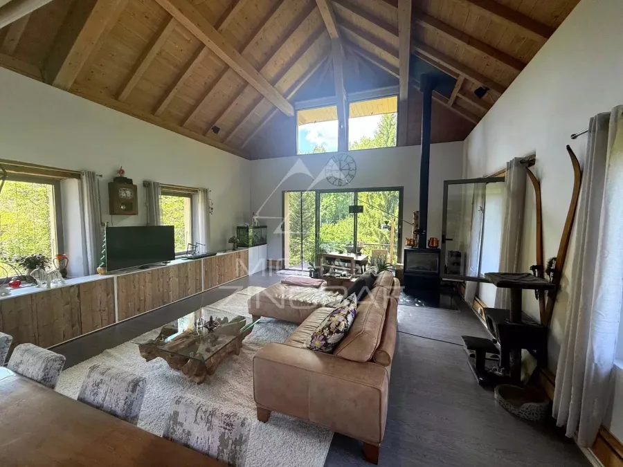 Chalet récent / terrain constuctible dans domaine privé - Nature, calme et vue - Fort rendement locatif - Cordon - 2