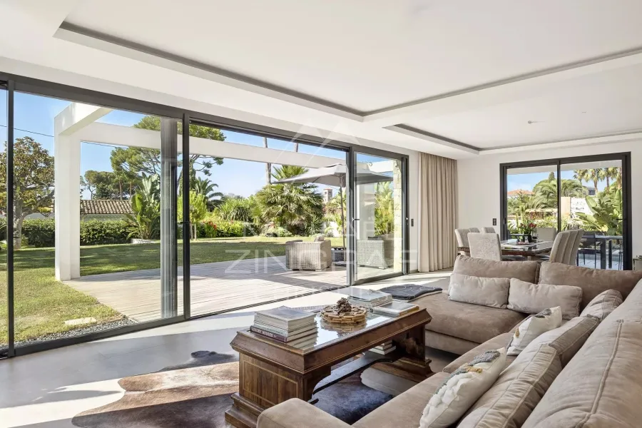 Villa contemporaine d’exception avec vue mer à la Garoupe