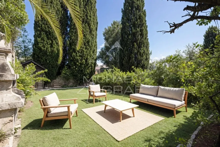 Cannes - Bel appartement au calme avec terrasse, jardin et aperçu mer - 4