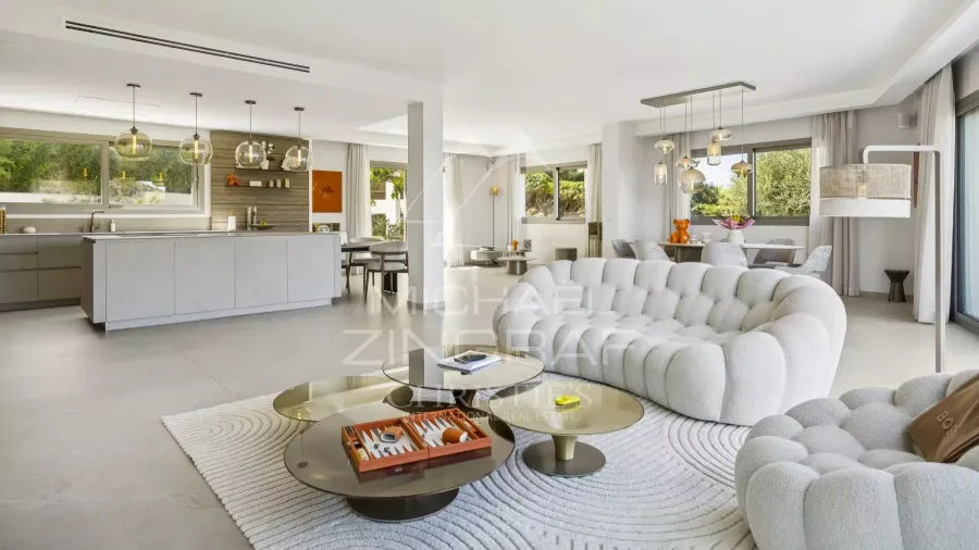 Proche Cannes - Mandelieu-la-Napoule - Villa renovée vue mer - 5