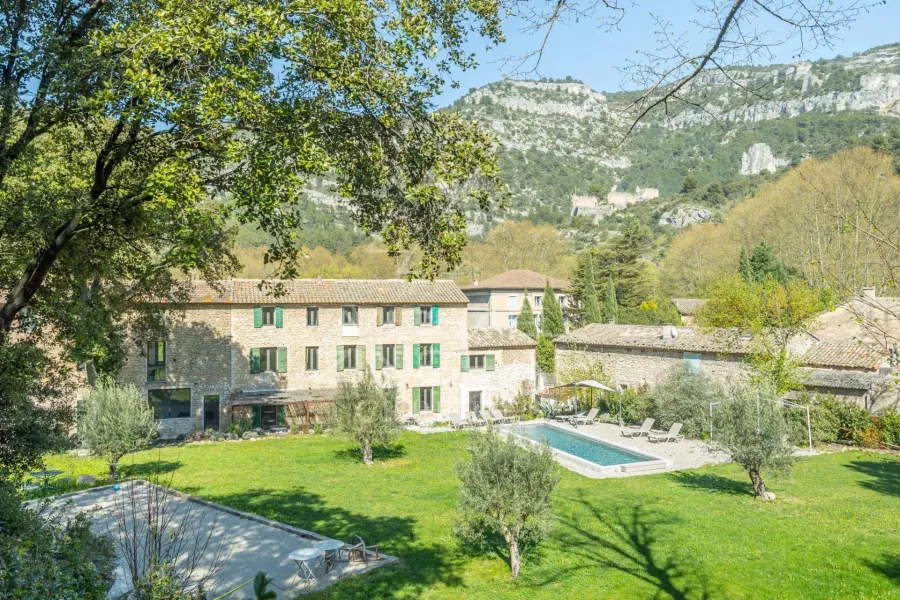 Aux portes du Luberon - Superbe mas en pierre avec piscine et vue - 8