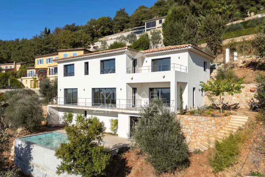 villa contemporaine avec vue mer panoramique