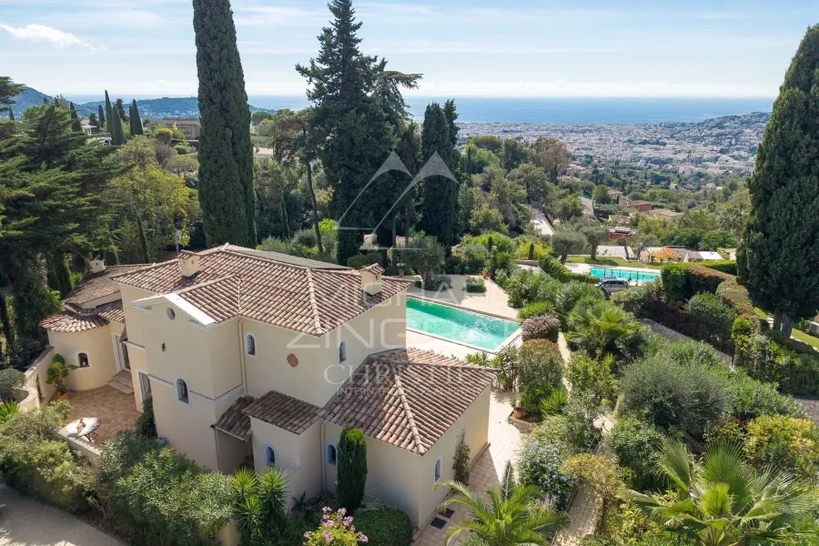 Nice - Gairaut - Propriété vue mer panoramique