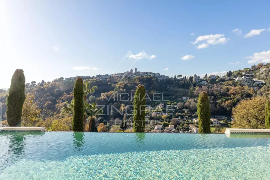 Villa d’exception avec vue panoramique sur Saint-Paul de Vence - 5